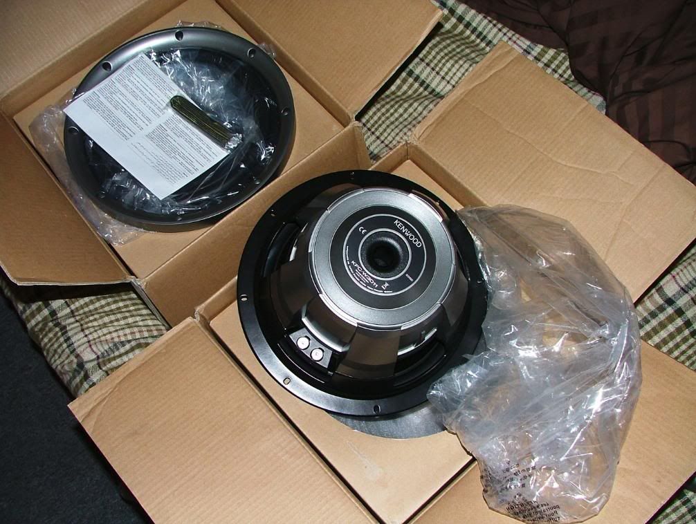 (2) BRAND NEW SUBS in box KENWOOD VW Vortex Volkswagen Forum